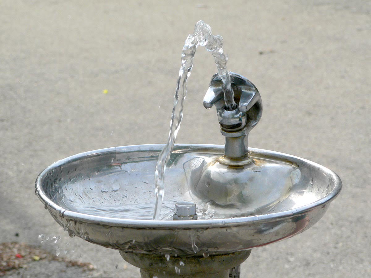 typical drinking fountain